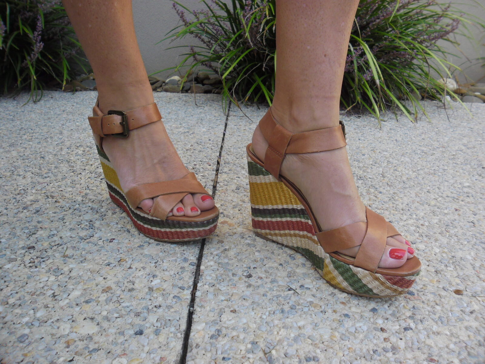 Striped wedges