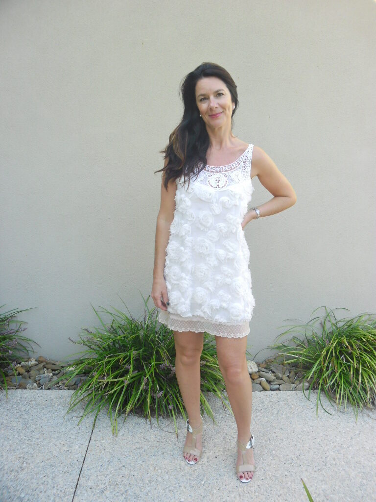 White dress