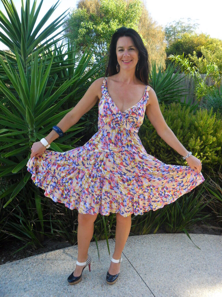 Colourful dress