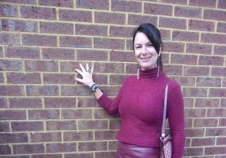 Rocking the leather