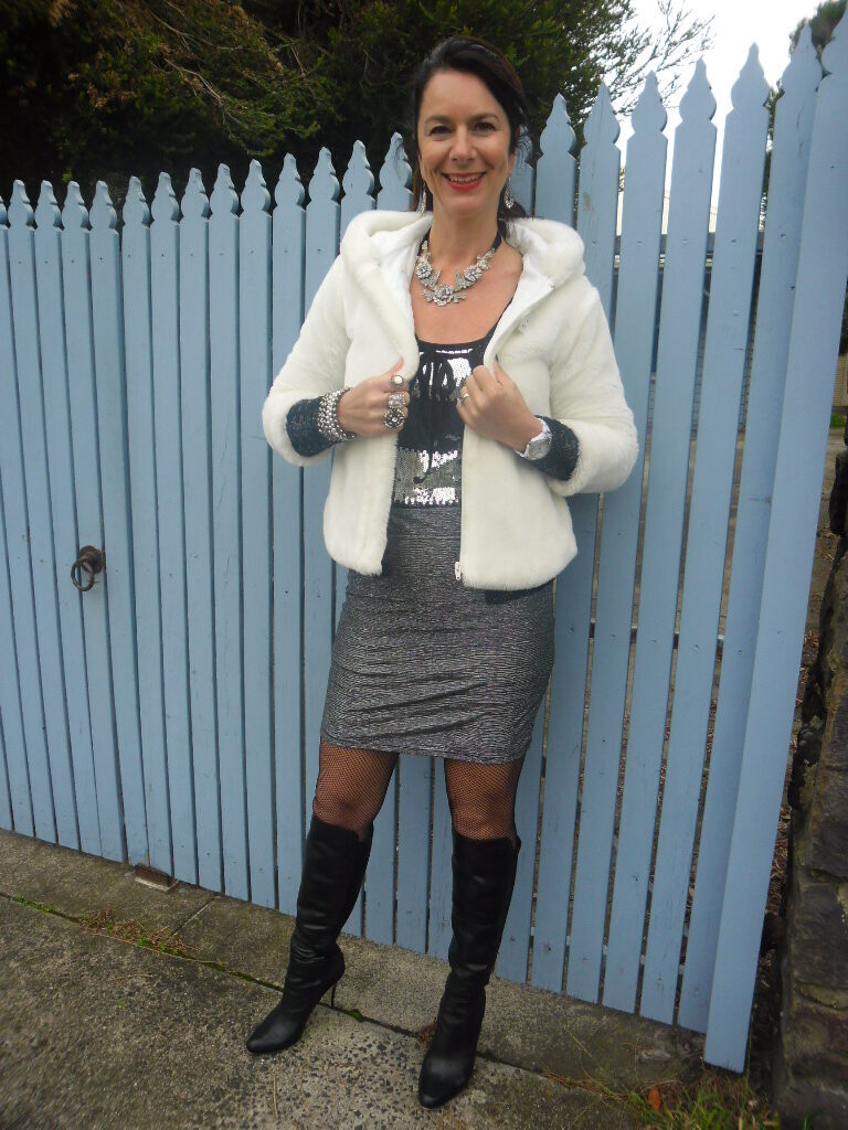 Silver skirt
