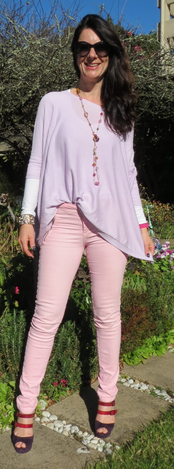 Pink jeans
