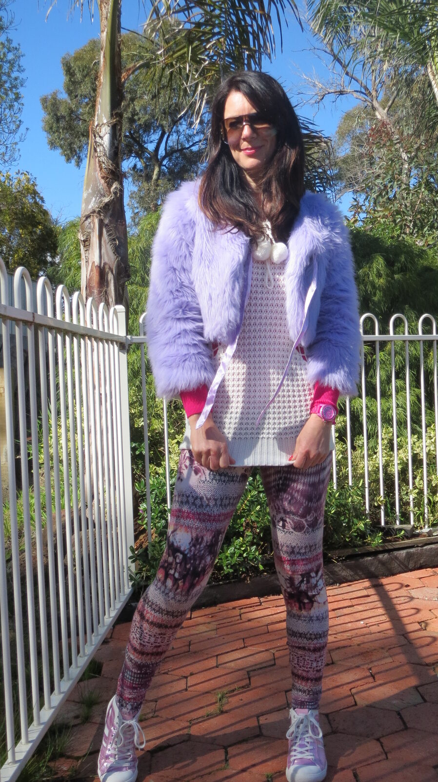 Supre pink leggings 2