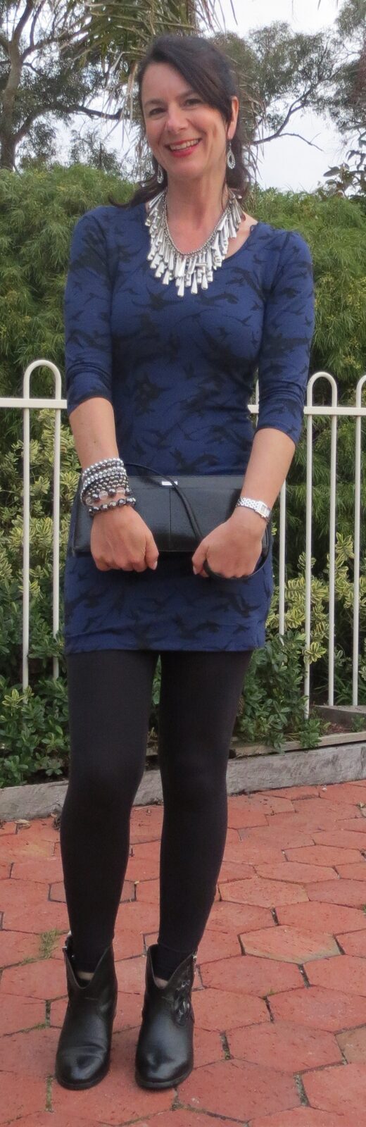 Blue bird dress 2