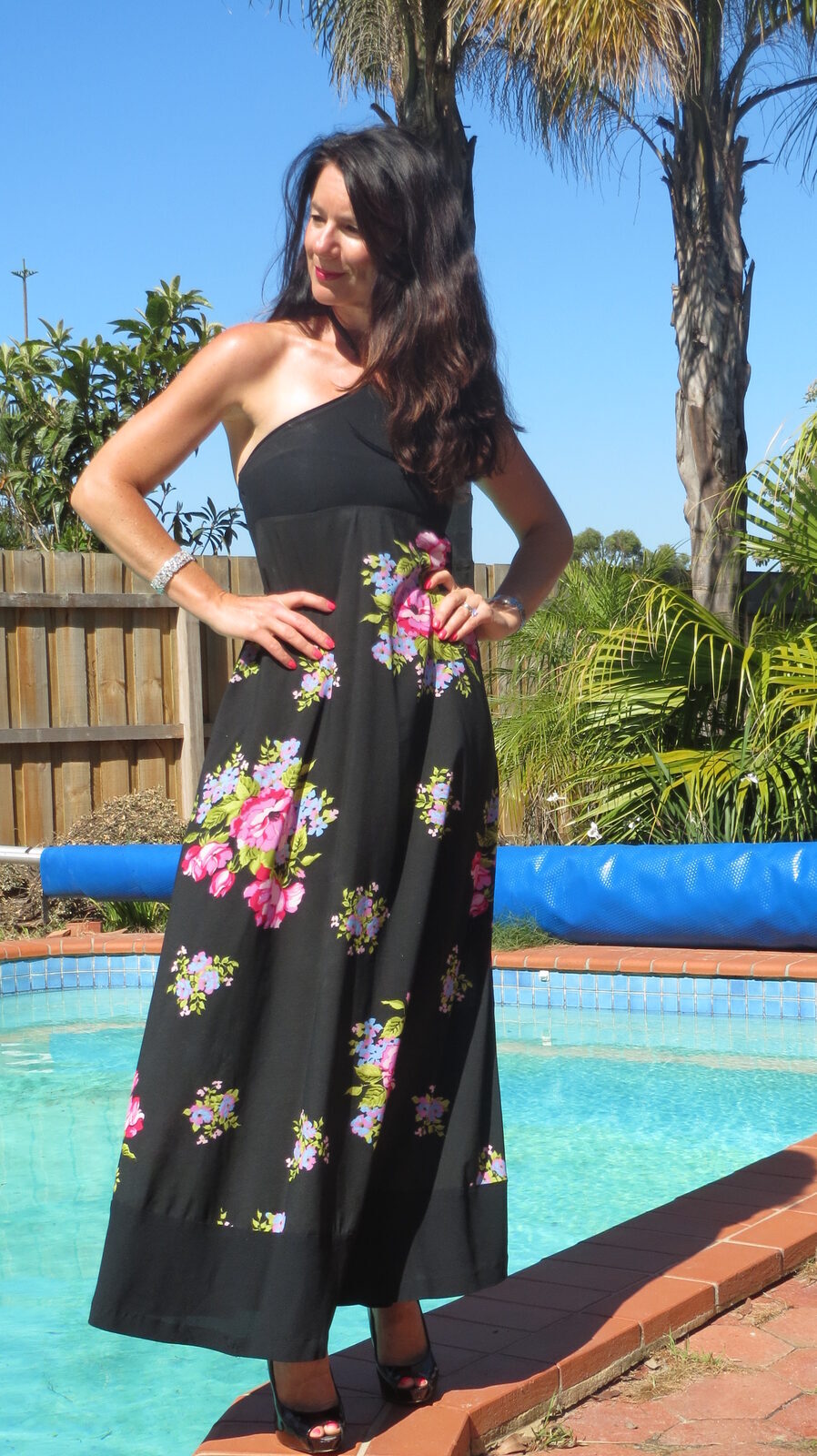 Vintage floral maxi 2