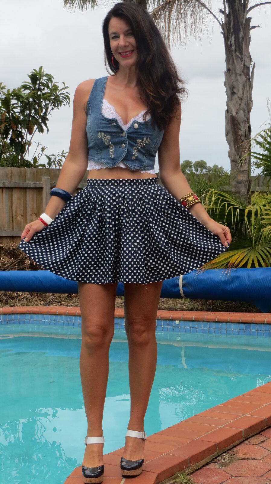Polka dot skirt 1