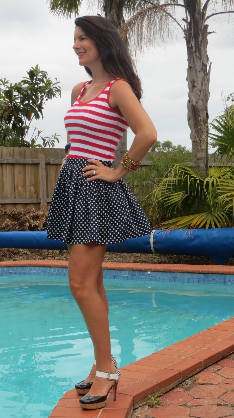 Polka dot skirt 2