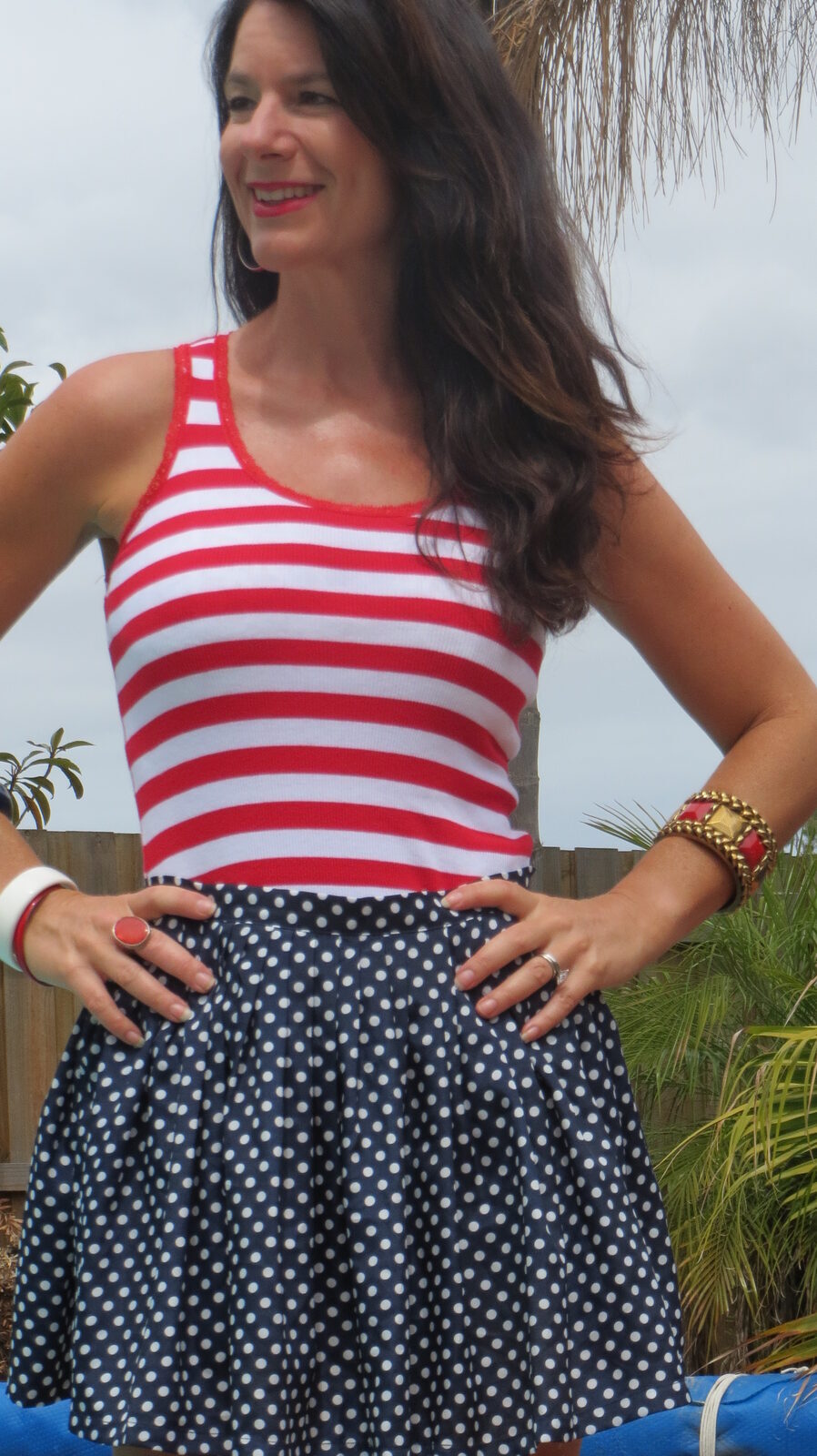 Polka dot skirt 5