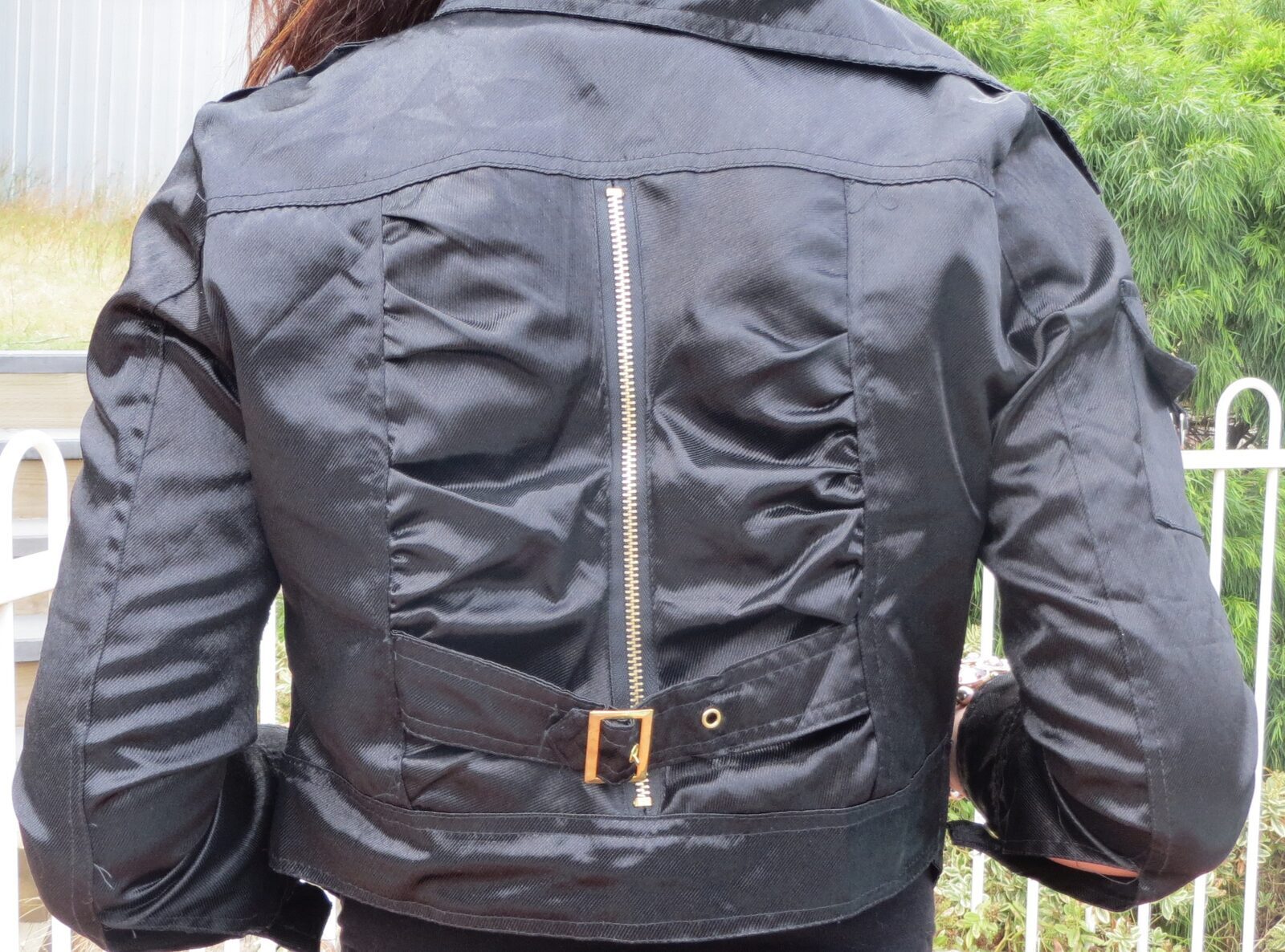 Black embellished skirt, jkt close back 4