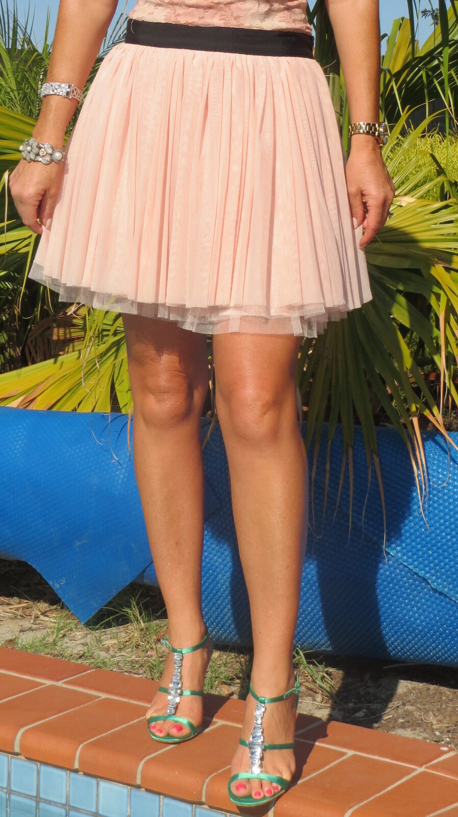 Sass blush pink skirt 2