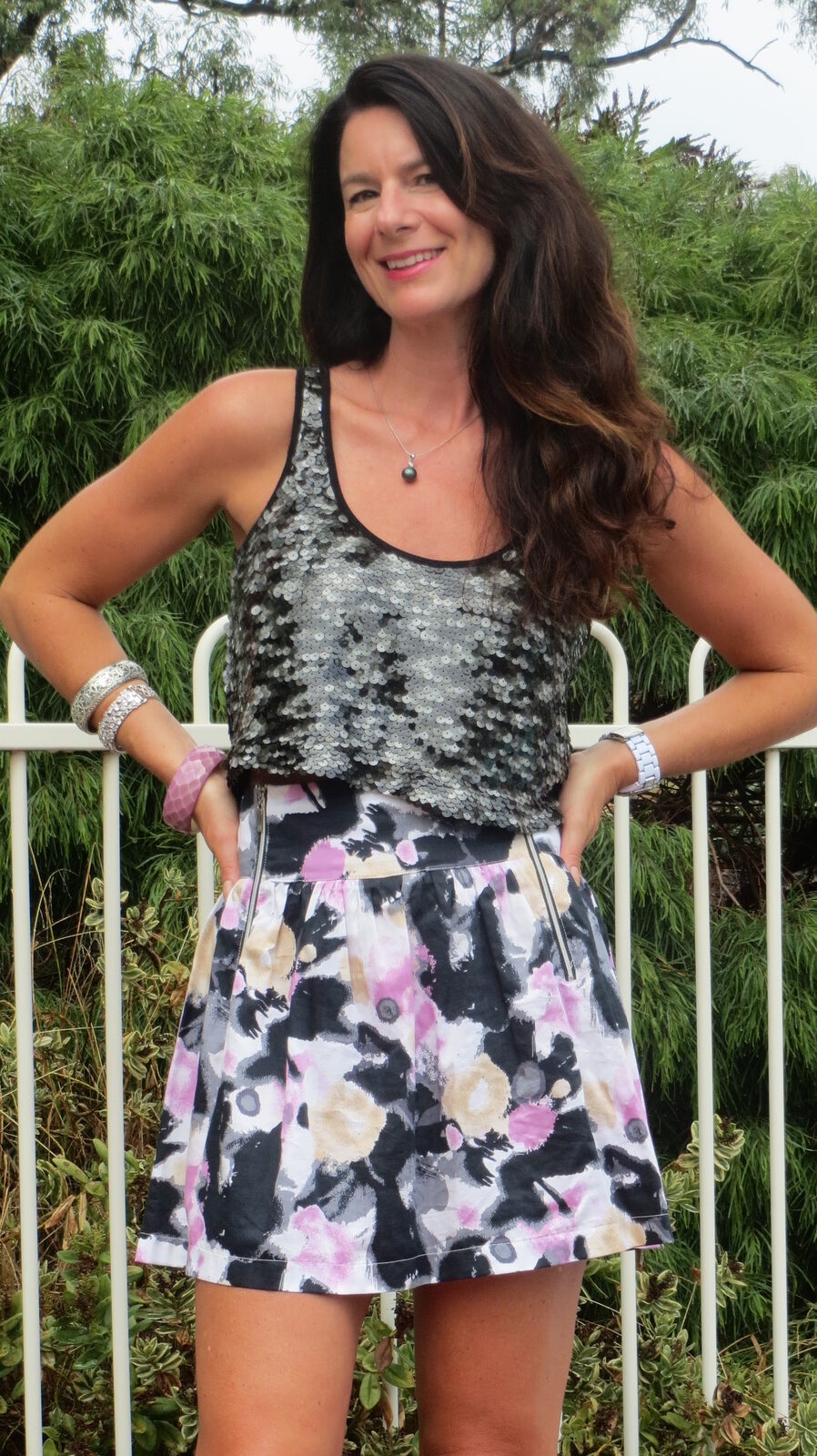Sequin crop singlet 1
