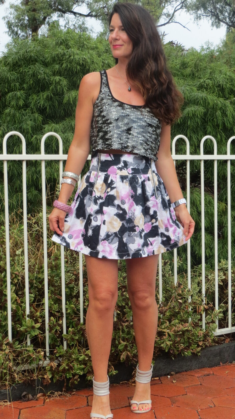 Sequin crop singlet 2