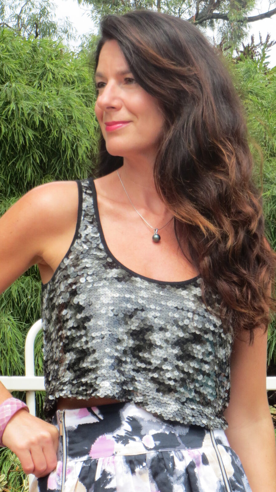 Sequin crop singlet 3