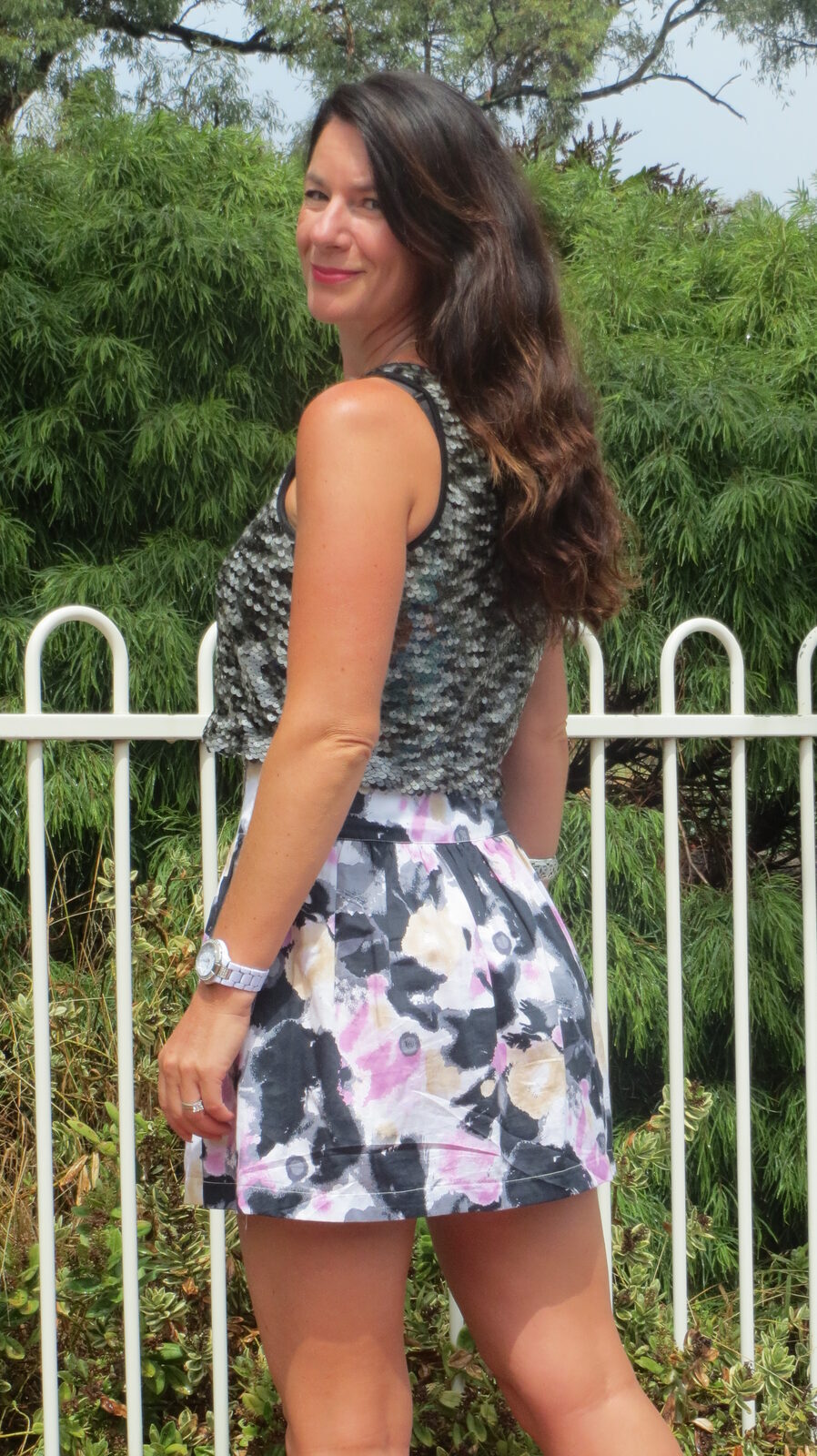 Sequin crop singlet 4