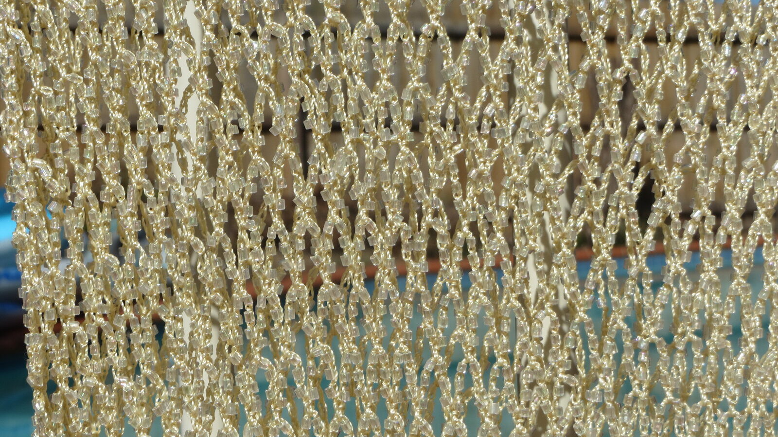 Gold mesh dress 5