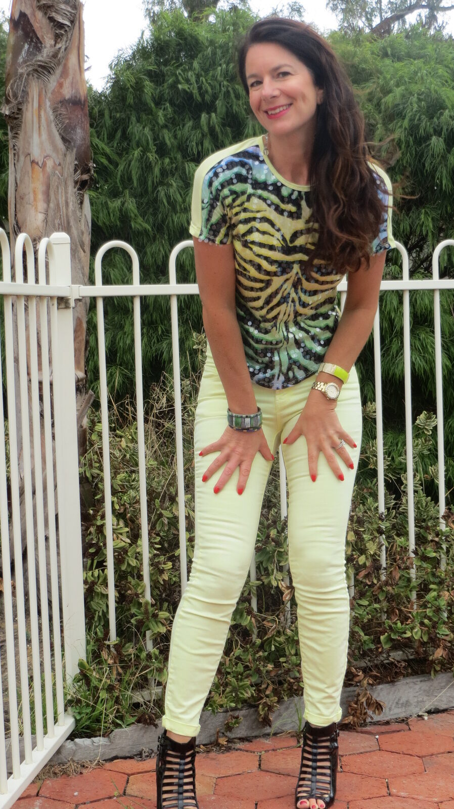 Lemon jeans & sequin lemon t 2