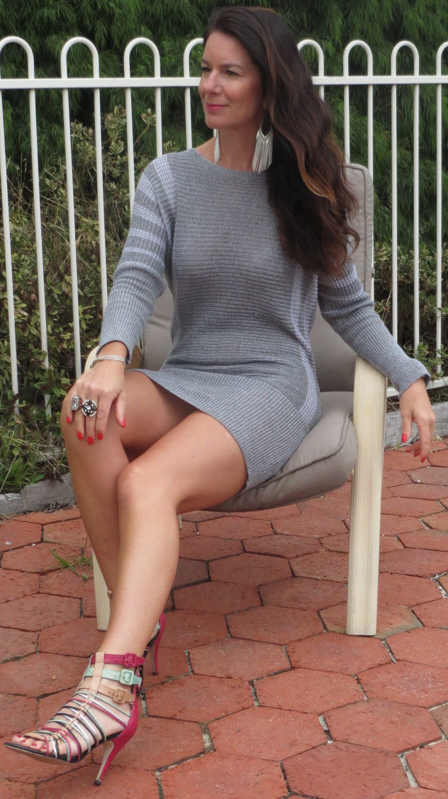 Silver CKM dress 1