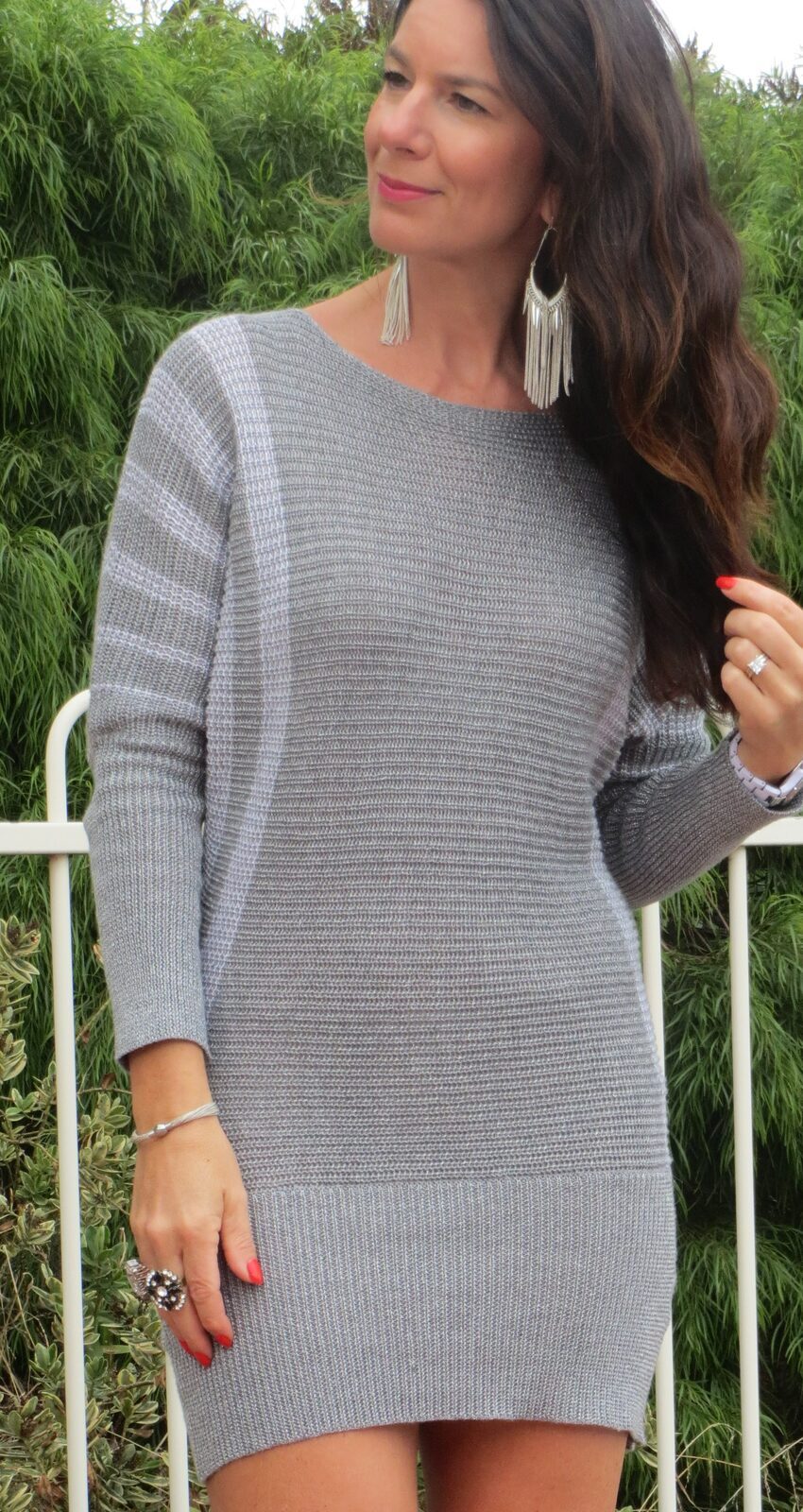 Silver CKM dress 2