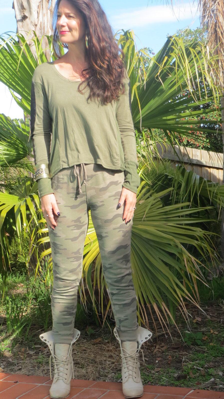 Camo khaki pants 1