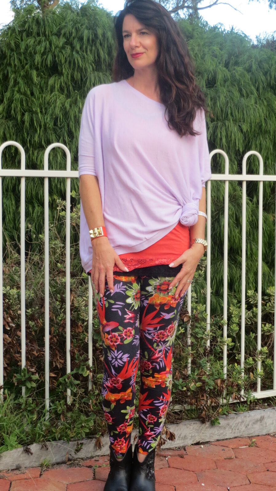 Floral leggings 2