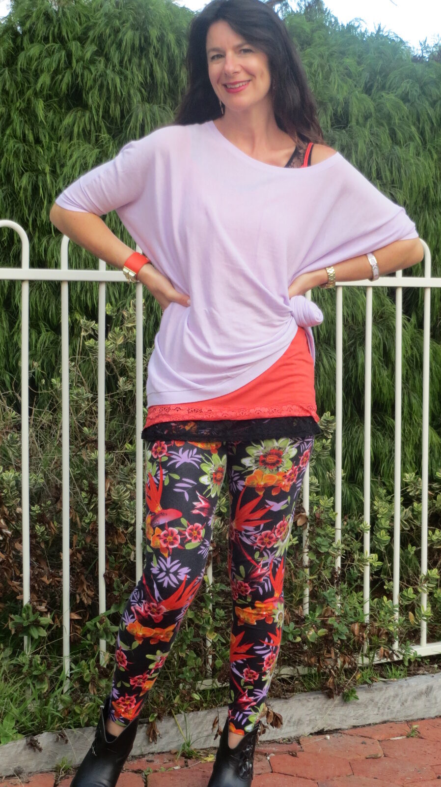 Floral leggings 4