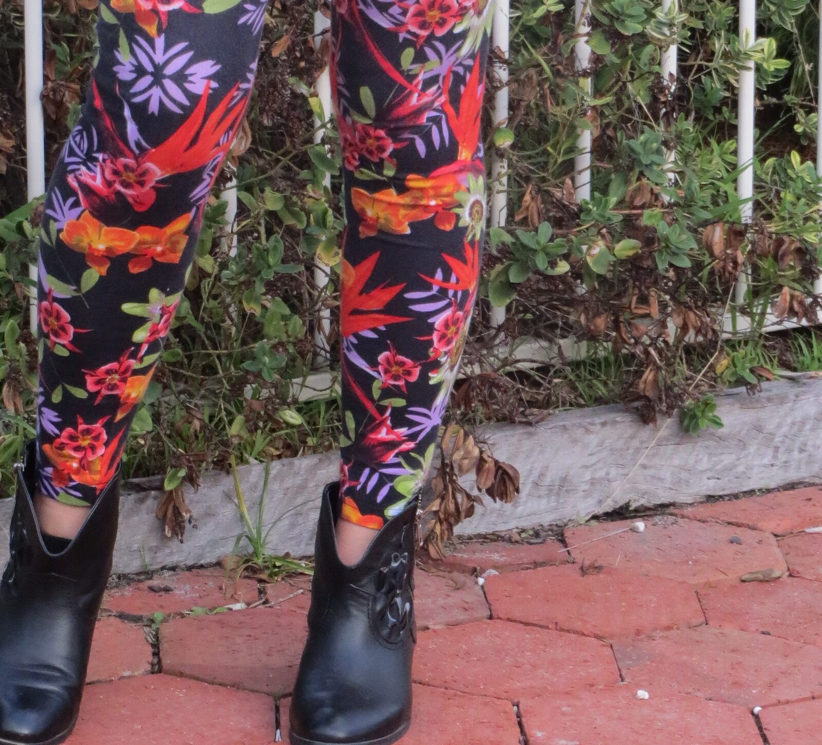 Floral leggings