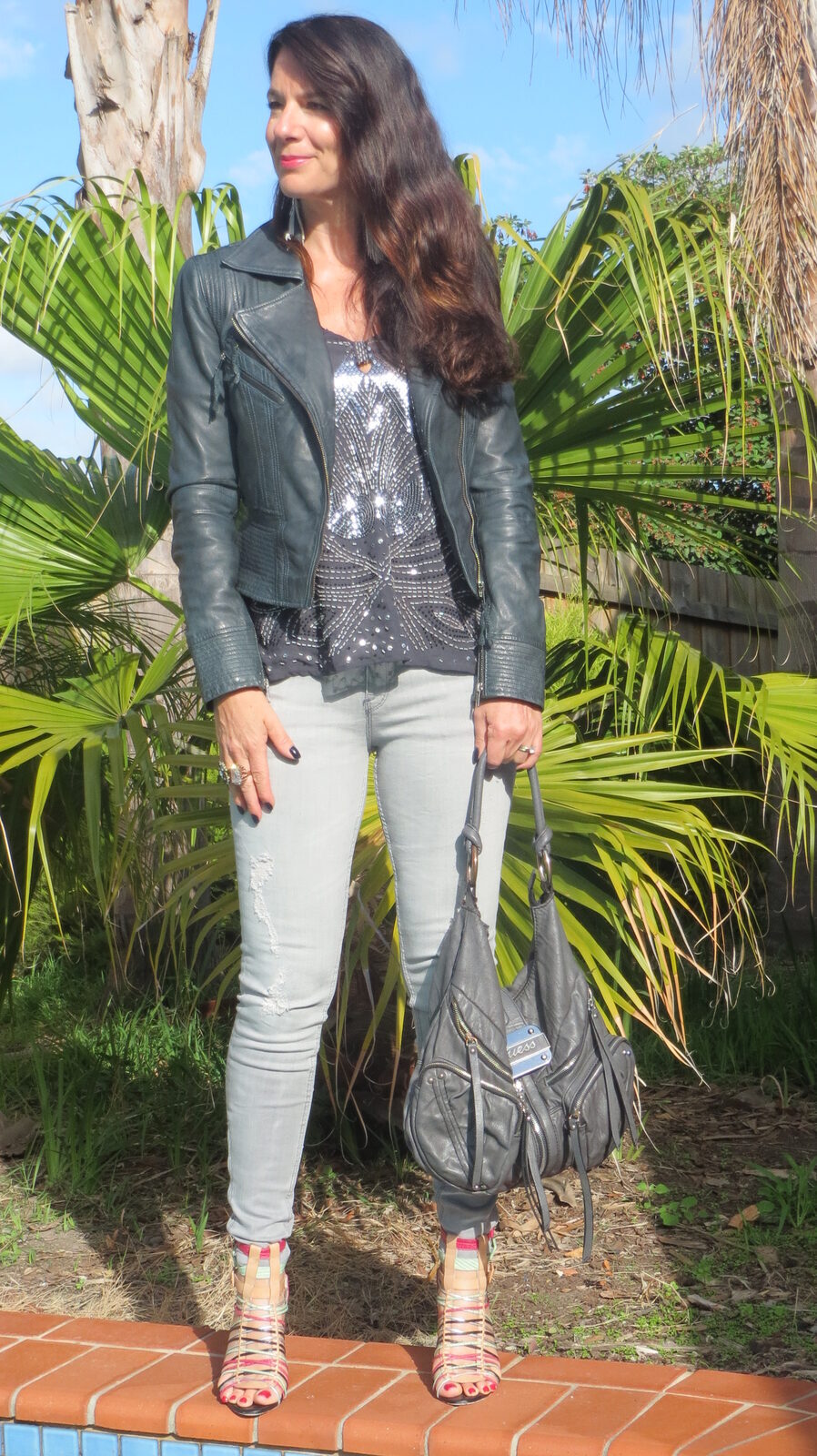 Zara grey jeans 3