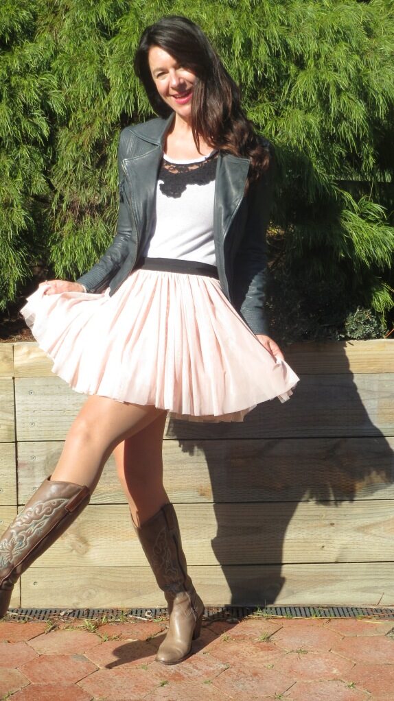 Tutu & cowboy boots