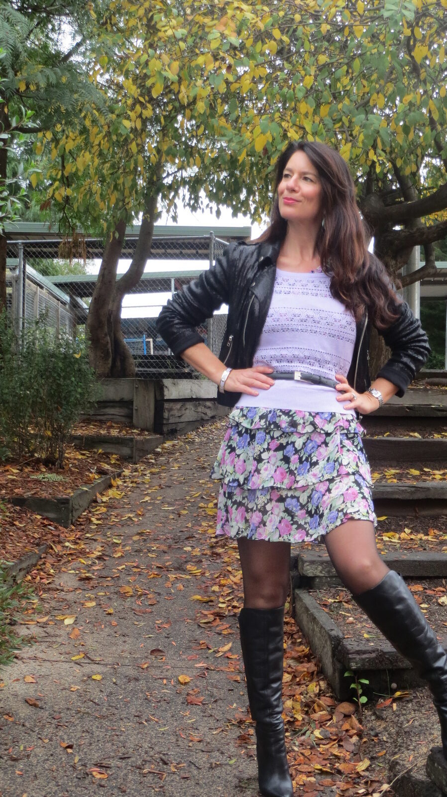 Floral ruffle dress 2