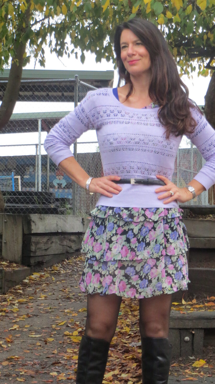 Floral ruffle dress 3