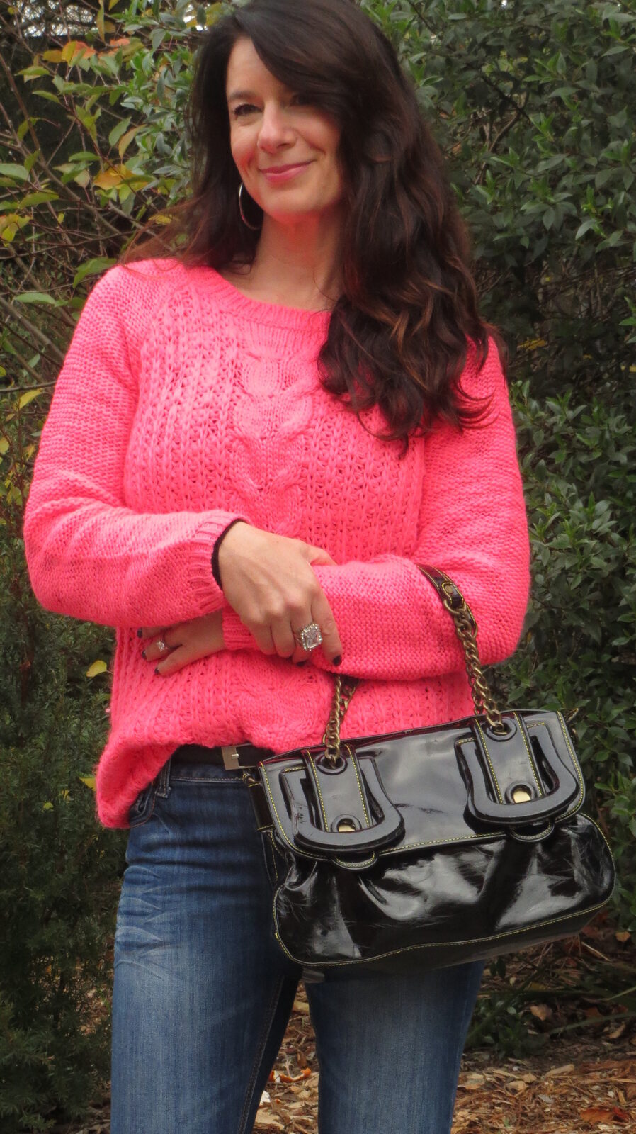 Fluro pink jumper 2
