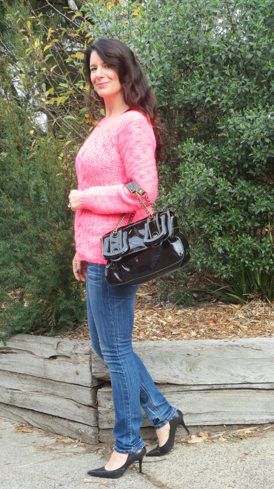 Fluro pink jumper 4