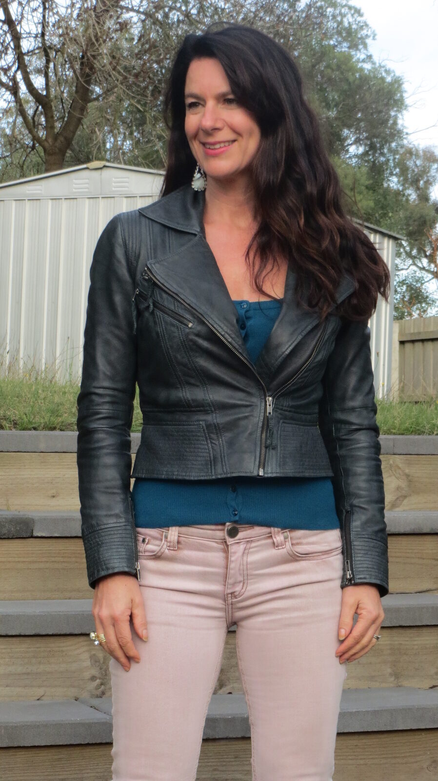 Pink Stitch jeans 3