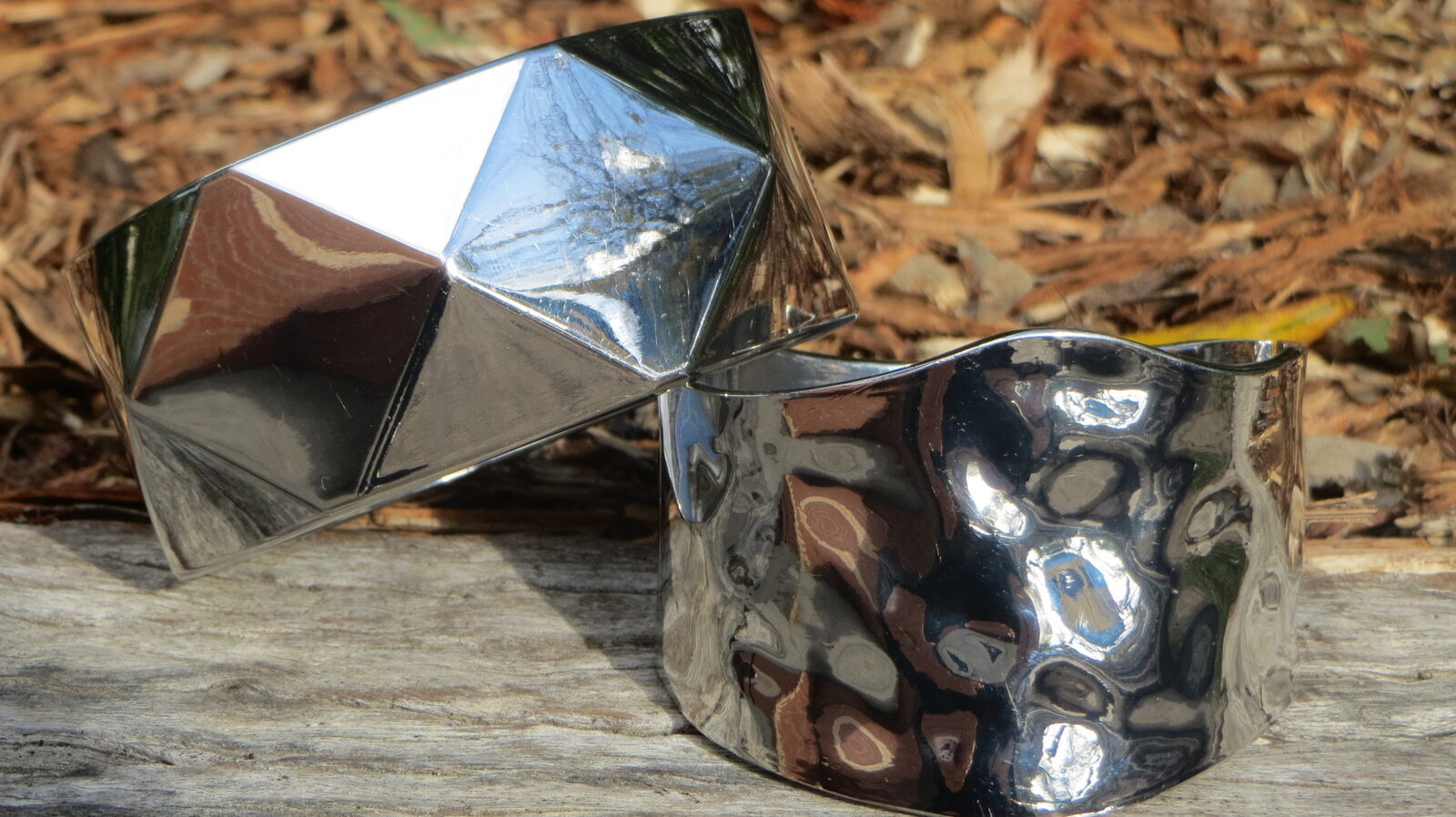 Silver cuffs