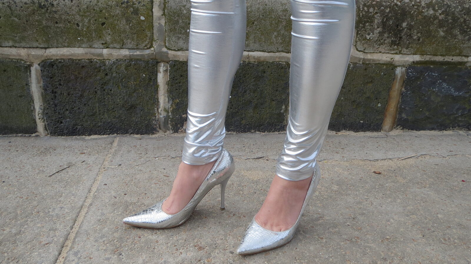 Silver leggings 4
