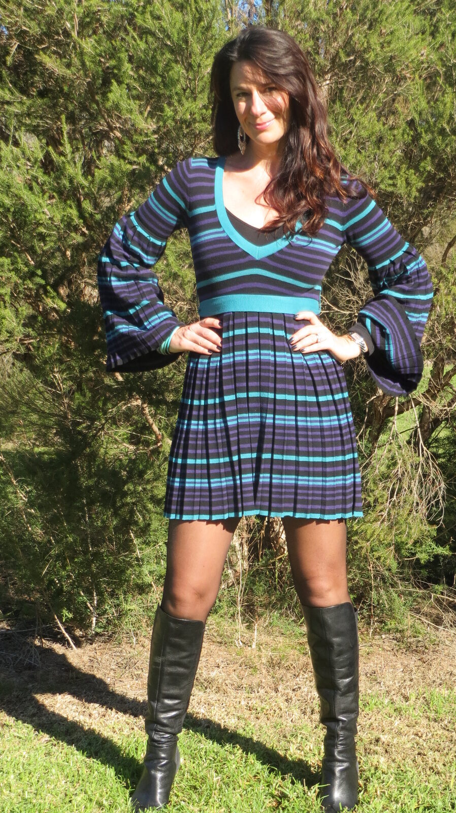 Stripe Dotti dress 3