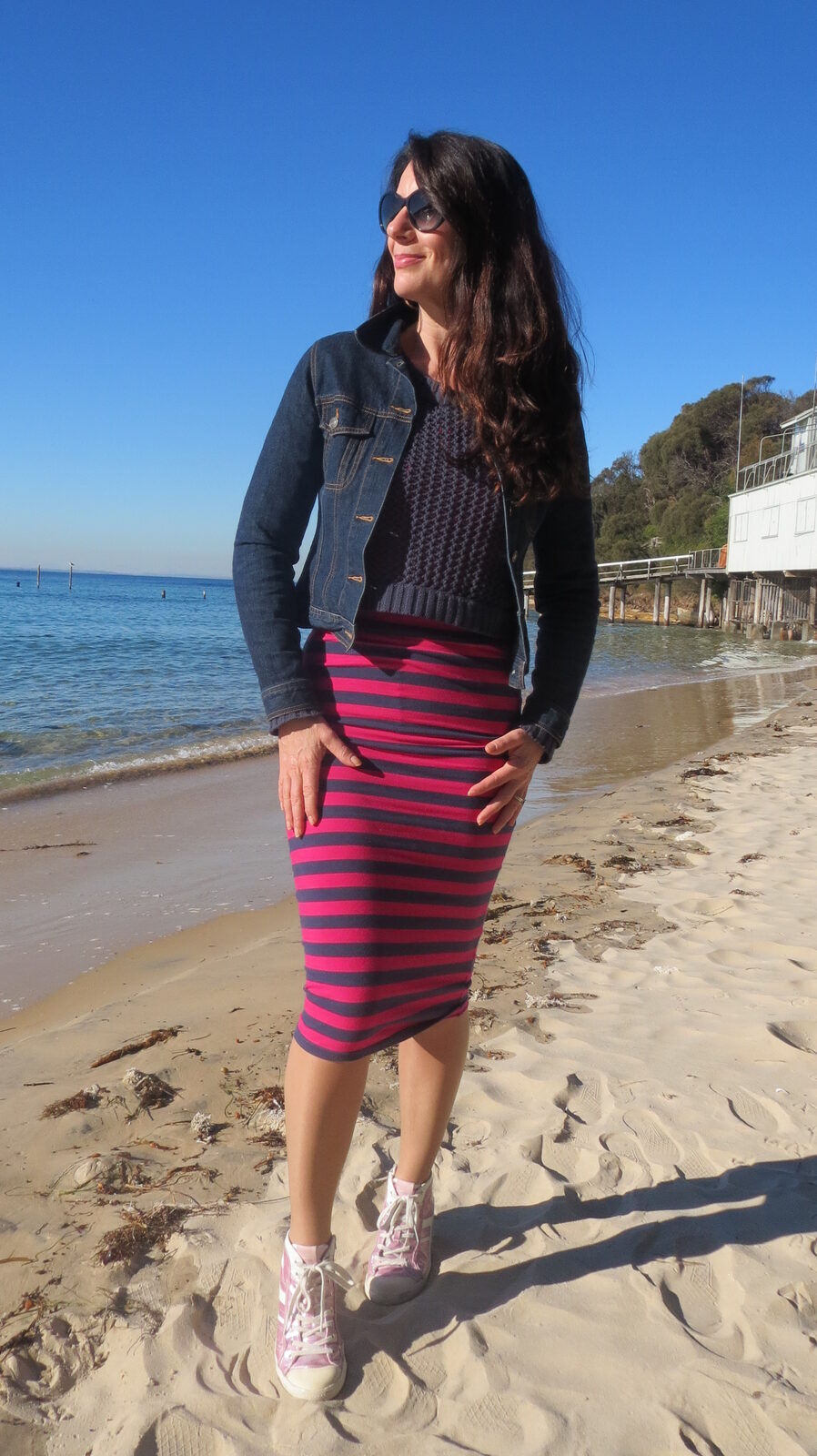Stripe sportsgirl skirt 4