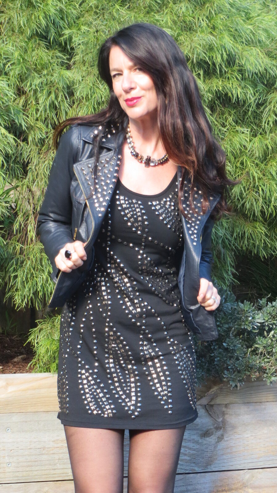 Black stud dress 4