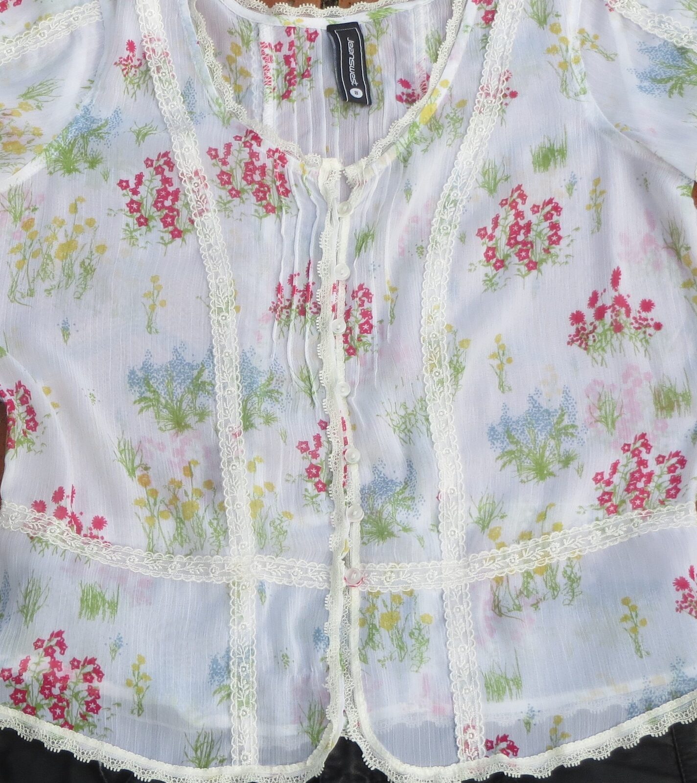 Sheer Jeanswest floral top