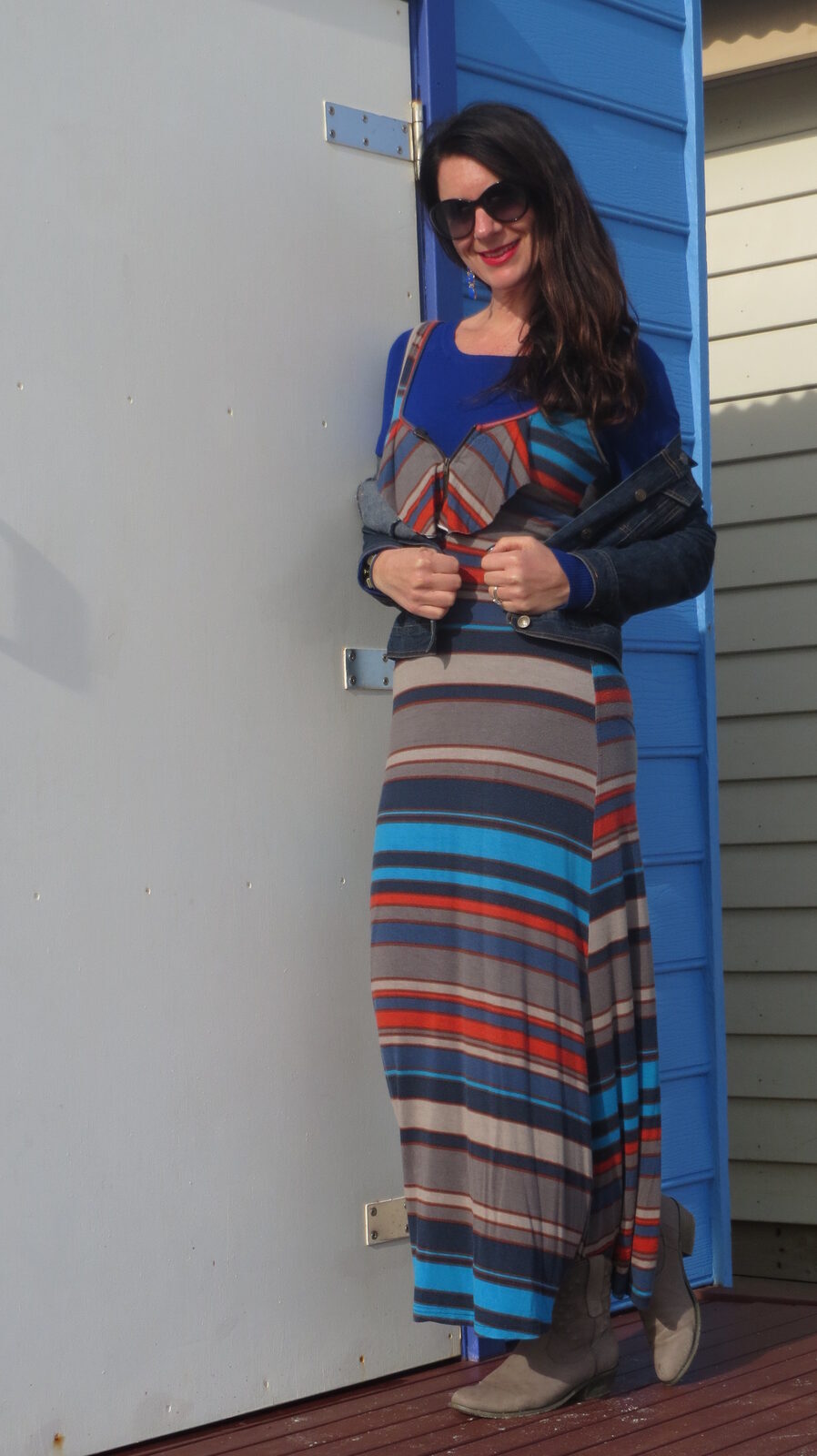 Striped maxi dress 4
