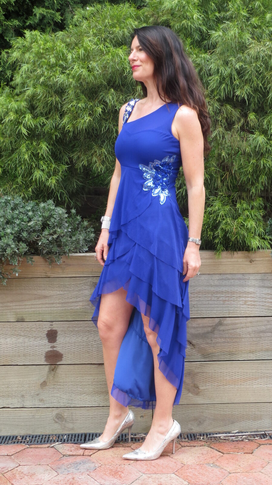 Blue bling dress 2