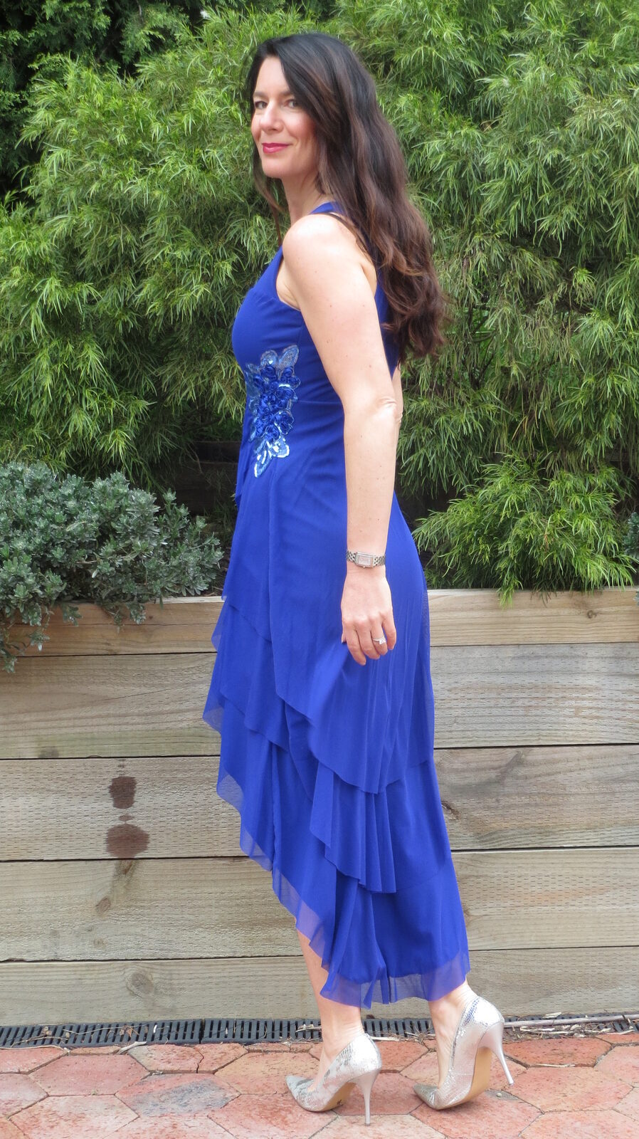 Blue bling dress 3