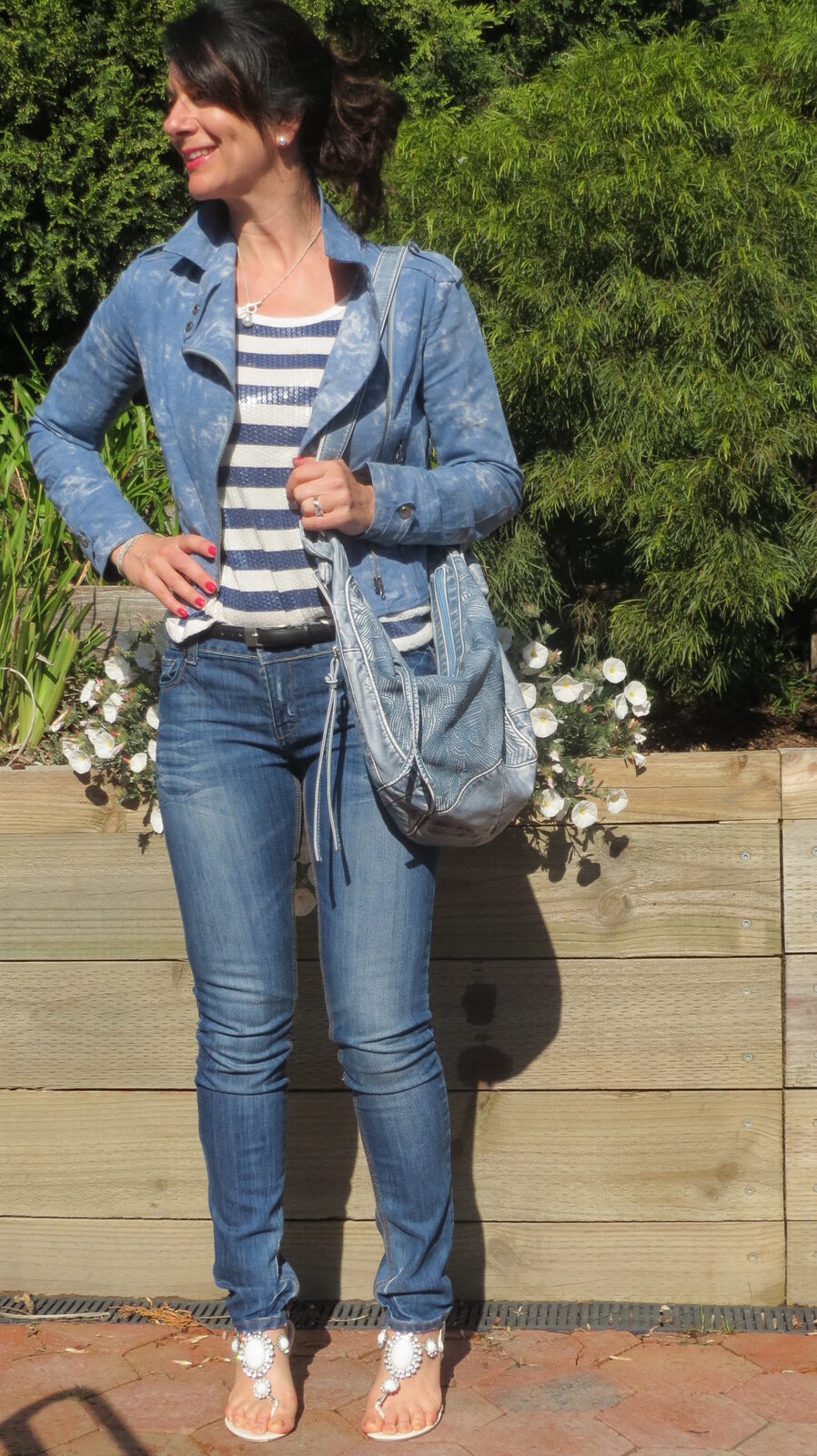 Denim jkt, jeans 1