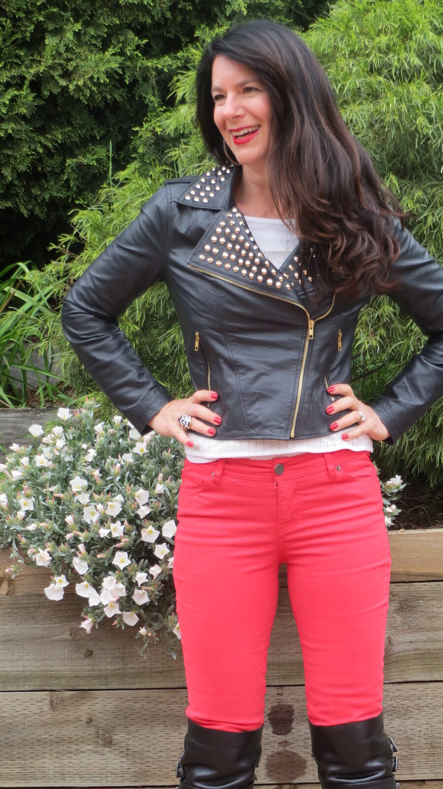 Red jeans 1