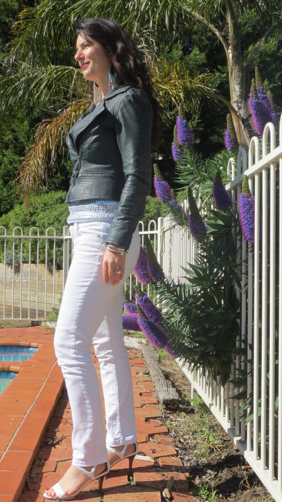 White sequin singlet 5