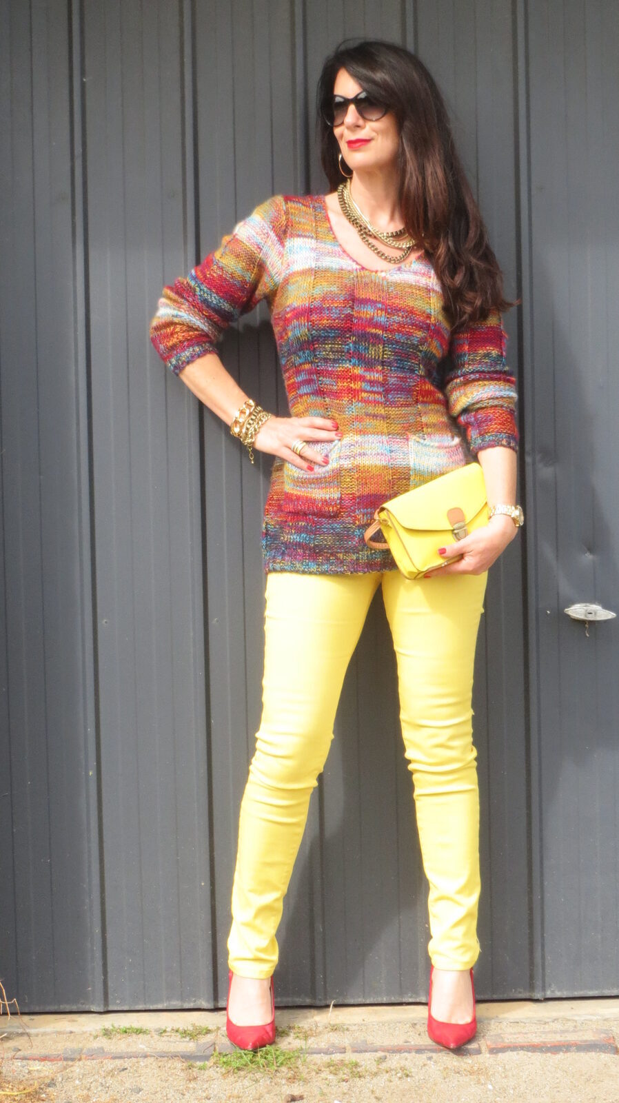 Yellow jeans 3