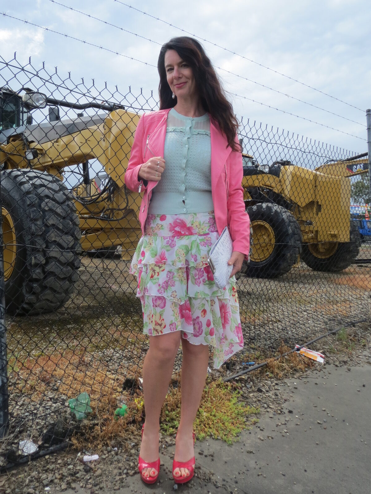 Floral ruffle skirt 3