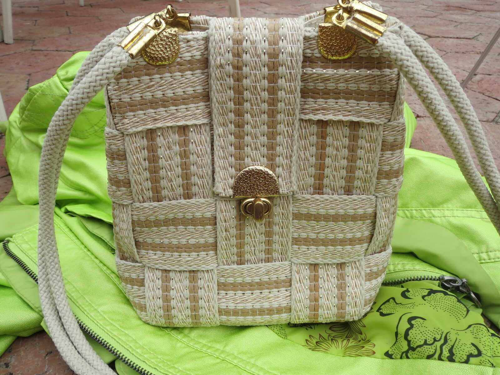 Raffia Italian bag