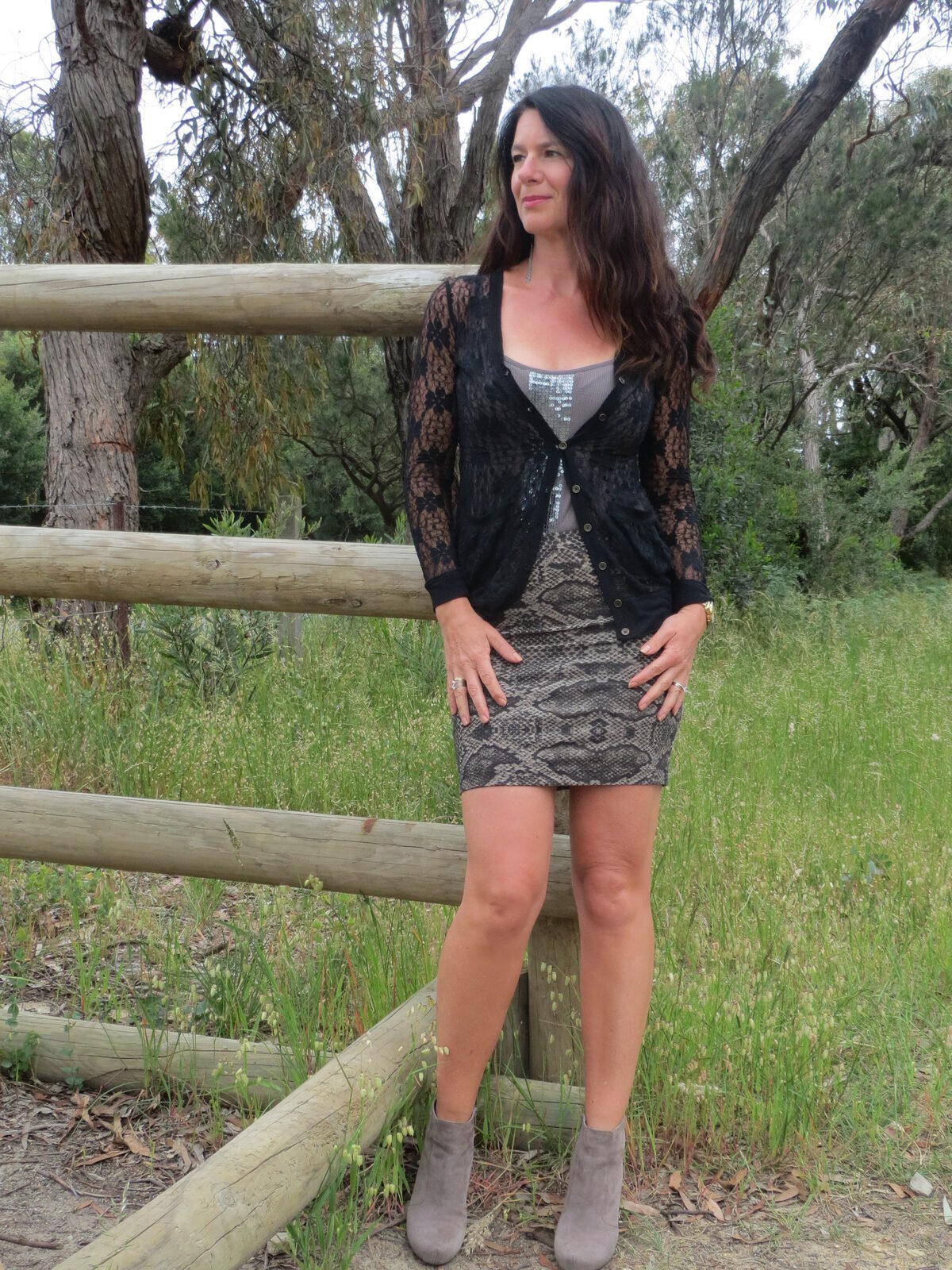Witchery snakeskin skirt 5