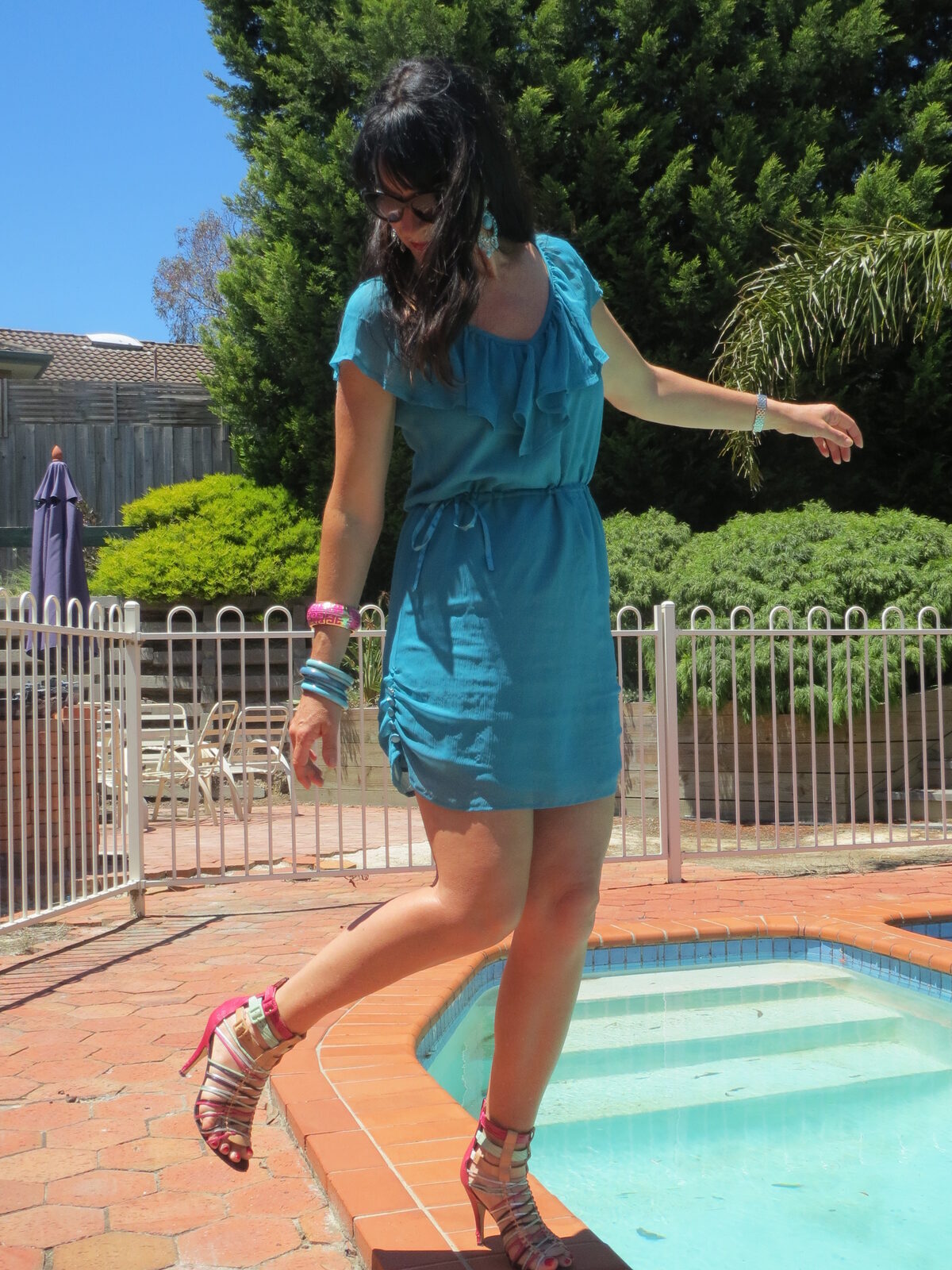Green Grab dress 4